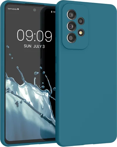 Miniatura 128 de kwmobile Funda Compatible con Samsung Galaxy A14 5G - Funda de teléfono de TPU y silicona con acabado suave - Verde Lima