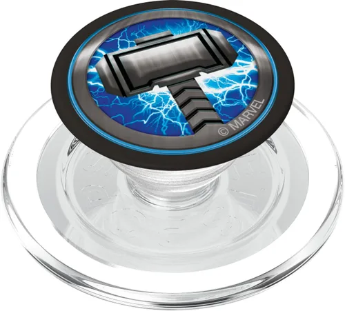 Miniatura 8 de Marvel Thor Hammer Icon PopSockets - Agarre y soporte para teléfonos y tabletas, Negro