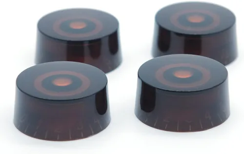 Juego de 4 pomos de control de tono de volumen de velocidad para guitarra eléctrica, compatibles con Les Paul LP Style Electric Guitar Parts Parts