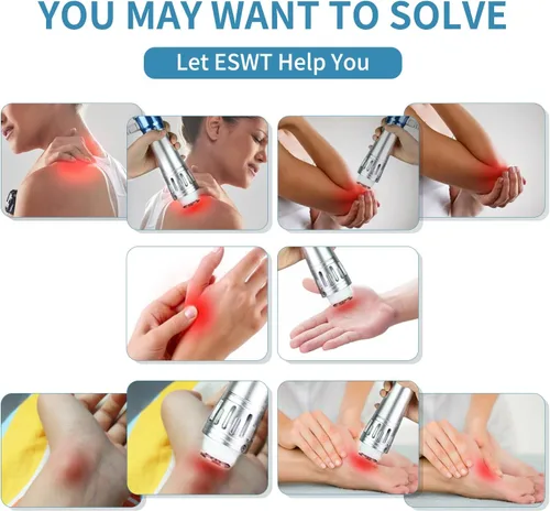 Miniatura 2 de Shockwave Therapy Body Massager Machinie con 7 cabezales de masaje HUANSHI