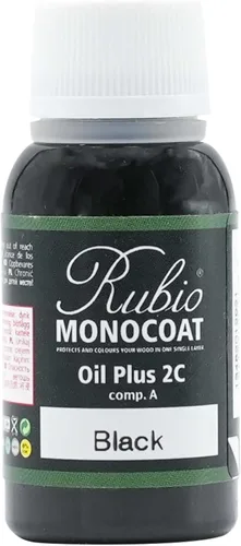 Miniatura 37 de Rubio Monocoat Muestra de Acabado de Aceite para Madera - Puro Aceite Plus Parte A Aceite de Linaza de Secado Rápido y Ecológico para Uso Pure