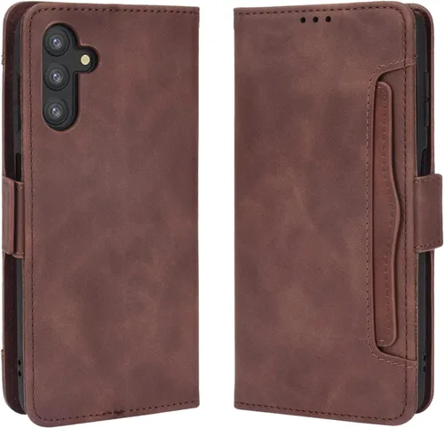 Miniatura 13 de Compatible con Samsung Galaxy A13 5G de 6.5 pulgadas 2022, funda magnética de piel sintética para Samsung Galaxy A13 5G de 6.5 pulgadas 2022 Azul