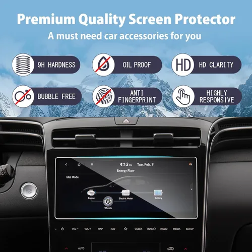 Miniatura 3 de Protector de pantalla para Hyundai Santa Cruz 2022 2023 2024 (Limited/Night/SEL/XRT) 10.25 pulgadas, accesorios de pantalla táctil Santa Cruz