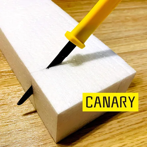 Miniatura 6 de Canary DC-190F cúter "Dan Chan" para cartón corrugado [revestimiento flúor], amarillo