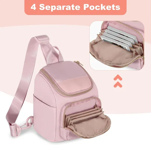 Miniatura 3 de Bolsa bandolera para cámara compatible con Polaroid Now 3ª/2ª generación, Flip, Now+, Go Gen 2, cámara de película instantánea, funda de transporte