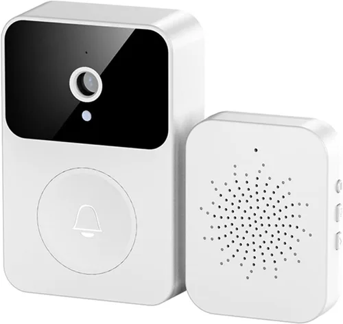 Pissente X9 Smart Wireless Video Doorbell Cámara HD Visión Nocturna Cambio de Voz Almacenamiento 38 Música Batería Recargable con Videollamada para