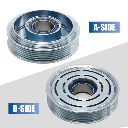 Miniatura 3 de Kit de reparación del embrague del compresor de CA Reemplazo de la bobina de la polea para MINI Cooper 2008-2013 4 Cyl 1.6L SD6V12 4.68" Polea