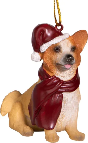 Miniatura 10 de Design Toscano - Figura de perro para decoración navideña. Golden Retriever