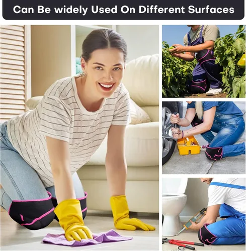 Miniatura 7 de Rodilleras para hombres y mujeres, adecuadas para trabajar en casa, limpieza de suelos y alfombras, mantenimiento de jardinería, trabajos