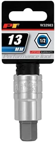 Miniatura 14 de Performance Tool W32990 1/2 Drive Hex Bit Socket, 0.787 in