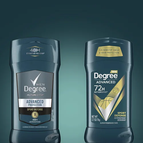 Miniatura 10 de Degree Desodorante Antitranspirante Avanzado para Hombres Protección de 72 Horas Contra el Sudor y el Olor Sport Defense Antitranspirante Para