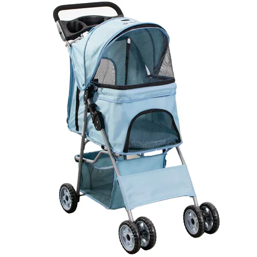 Miniatura 11 de Carriola Vivo para mascotas, para gatos, perros, etc. Carriola plegable, varios colores, Negro