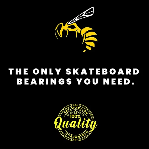 Miniatura 5 de Yellow Jacket - Rodamientos premium para patineta y longboard, profesionales, 608, ABEC 9, naranja tropical (paquete de 8)