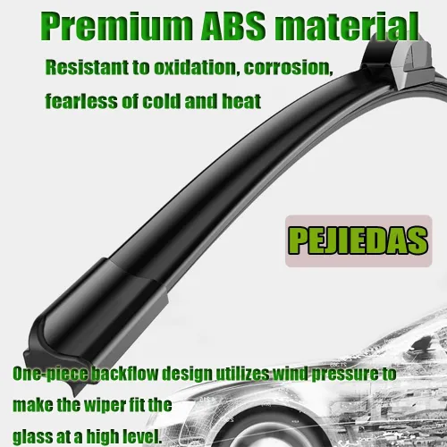 Miniatura 4 de Limpiaparabrisas delanteros de calidad OEM, reemplazo para Jeep Wrangler 1997-2006, estilo original OE
