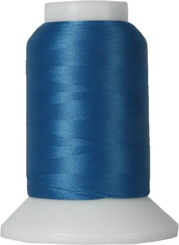 Miniatura 22 de Hilo elástico lanudo de Threadart para serger - Bobinas de 1000 m - Hilo de nailon para traje de baño, lencería, tejidos - Negro - Color 9228