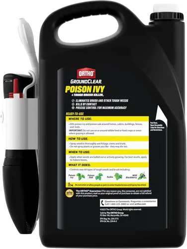 Miniatura 3 de Ortho GroundClear Poison Ivy & Tough Brush Killer3 - Spray mata malezas listo para usar con varita cómoda, 1 gal.