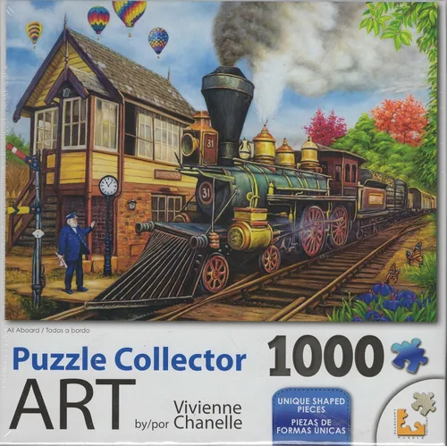 Miniatura 2 de All Aboard, un rompecabezas de 1000 piezas por Lafayette Puzzle Factory