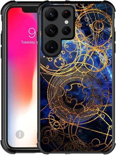 Miniatura 27 de CARLOCA Funda compatible con Samsung Galaxy S22 Ultra, increíble diseño de patrón de luz espacial nebulosa para niñas y niños, a prueba de golpes