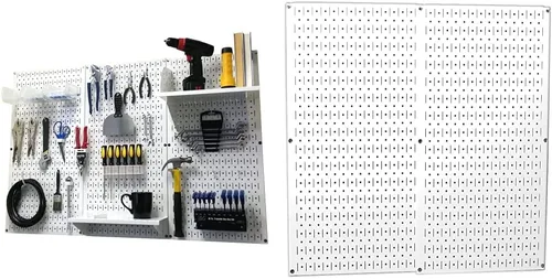 Miniatura 31 de Organizador de herramienta control de pared 30-wrk-400wb estándar panel perforado mesa de trabajo de metal, 30-WRK-400 BB Negro