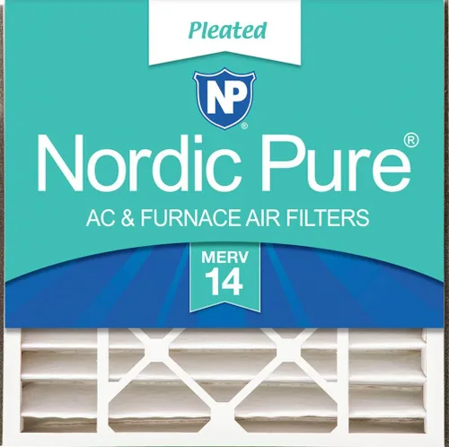 Miniatura 25 de Nordic Pure 20 x 20 x 5 (19_11/16 x 20_11/16 x 4_15/16) Air Bear 259112-103 MERV 12 filtros de aire, paquete de 4