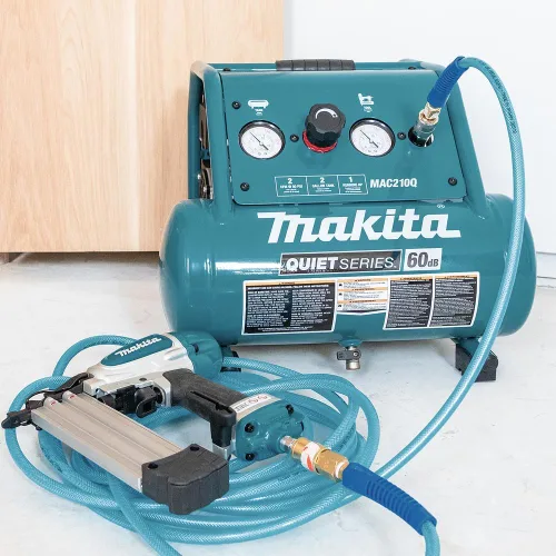 Miniatura 7 de Makita MAC210Q Quiet Series, 1 HP, Compresor de aire eléctrico, sin aceite, 2 galones