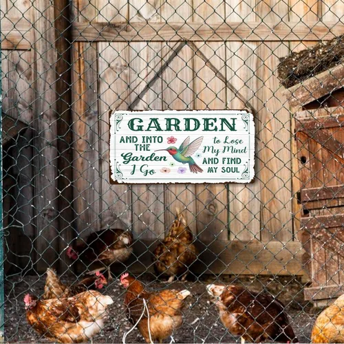 Miniatura 4 de Letrero de pared de jardín vintage para exteriores, regalos de jardinería para mujeres, jardineras, granja, patio, casa de campo, invernadero