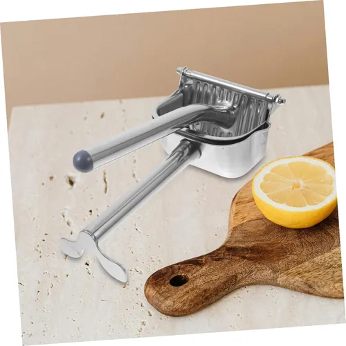 Miniatura 6 de PRETYZOOM Exprimidor de frutas de acero inoxidable, exprimidor de limón, exprimidor de sandía, exprimidor de mano, prensa manual, máquina