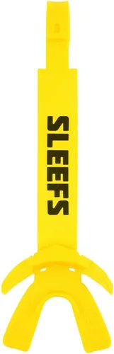 Miniatura 12 de SLEEFS X - Protector bucal de fútbol negro, protector bucal con correa para casco, boquilla protectora de labios/dientes, moldeable