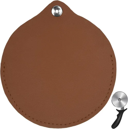 YeeBeny Funda para Rueda de Pizza, Funda para Volante de Pizza Adecuada para la Protección del Cuchillo de Pizza, Pequeña, Flexible y Fácil de