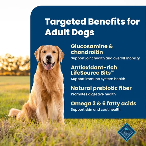 Miniatura 3 de Blue Buffalo Life Protection Formula - Alimento seco para perros adultos, ayuda a desarrollar y mantener músculos fuertes, hecho con ingredientes