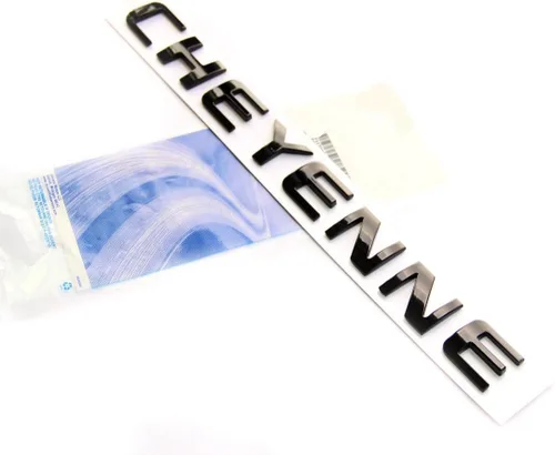 Miniatura 3 de Yoaoo 3 paquetes de emblemas OEM negros para placa Cheyenne Compatible con Silverado 3D brillante Nuevo