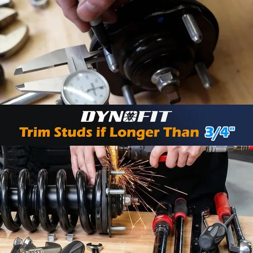 Miniatura 5 de Dynofit Kit de nivelación de 1.5 pulgadas para Toyota Tacoma (2005-2023), 4Runner (2003-2024) y FJ Cruiser (2007-2015) – 2 espaciadores de puntal
