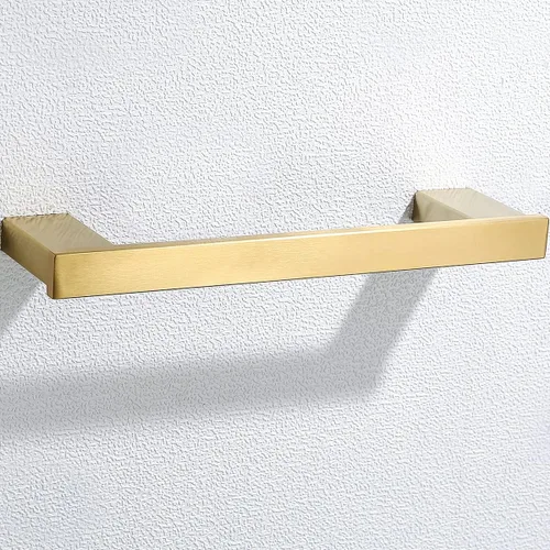 Miniatura 13 de RANDOM Toallero de mano moderno de 12 pulgadas negro mate montado en la pared SUS304 de acero inoxidable para cocina, accesorios de baño