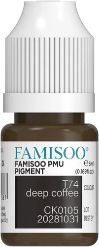 Miniatura 36 de Pigmentos PMU para cejas, 0.169 onzas/0.2 fl oz, tinta de tatuaje profesional para cejas de larga duración, tinta de microblading