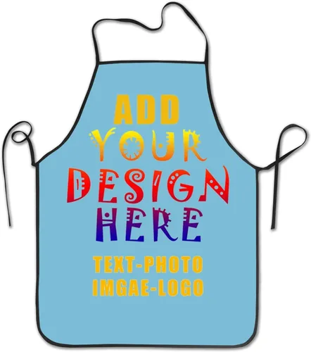 Miniatura 26 de Delantal personalizado personalizado para mujeres y hombres, delantales de cocina para cocinero, nombre personalizado, texto, logotipo, imagen