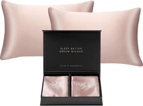Miniatura 7 de Funda de almohada de seda para cabello y piel - Paquete individual - Alta calidad 6A 100% seda de morera real 22 Momme Charmeuse (ambos lados)