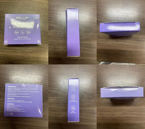 Miniatura 4 de GELLEN Esmalte de uñas de gel base y capa superior de gel, 2 unidades de 0.4 fl oz, capa superior de gel que no se limpia y capa base fuerte, sin