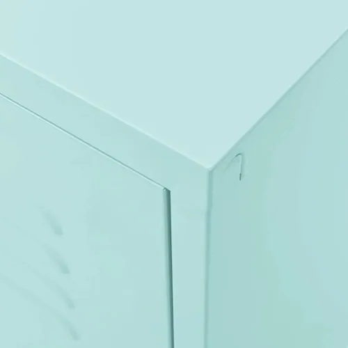 Miniatura 8 de Armario de almacenamiento de metal para TV con 2 puertas y un estante en el interior, aparador de almacenamiento, soporte de TV, consola multimedia