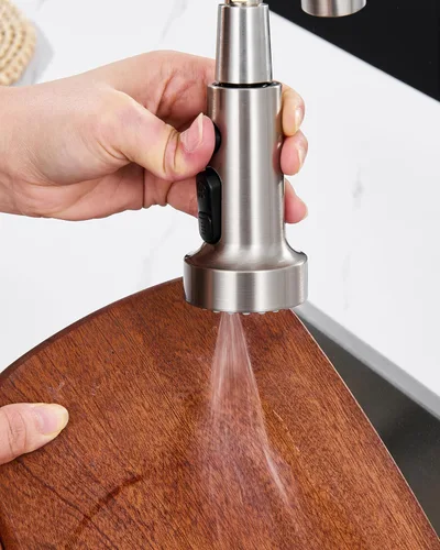 Miniatura 5 de J-HVA Cabezal Rociador de Grifo de Cocina Desplegable Pieza de Repuesto, Boquilla de Repuesto de Rociador de Fregadero Extraíble de 3 Funciones