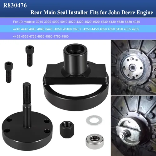 Miniatura 2 de Instalador de sello principal trasero JDG476 JDG477 JDG478 se adapta para John Deere 270 404 466 6076 7.6L 8.1L motor, reemplazo de la herramienta