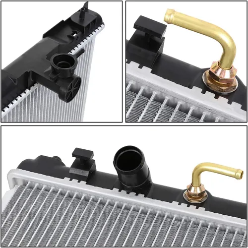 Miniatura 3 de DNA Motoring DPI 2436 Radiador de núcleo de aluminio compatible con 02-08 Camry/Solara L4 AT, CU2327 CU2436 164000H030 164000H130 164000H131