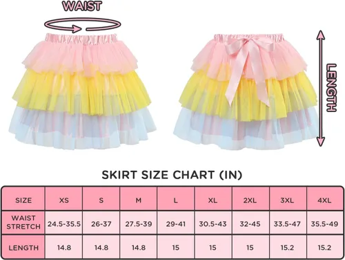 Miniatura 4 de Littleforbig Falda corta de bailarina de tul de malla para mujer, tutú de ballet con burbujas