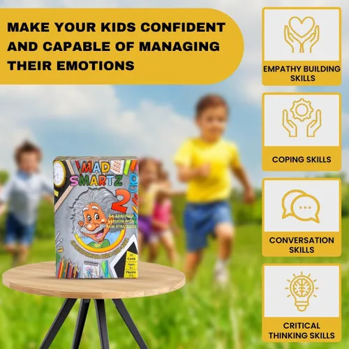 Miniatura 3 de Thought-Spot Mad Smartz - Juego de gestión de la ira y habilidades sociales para niños y adolescentes Herramienta de control de impulsos y TCC