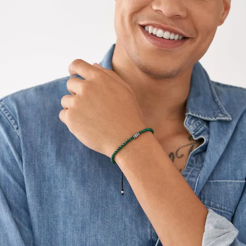 Miniatura 40 de Fossil para Hombre Wellness pulsera de abalorio