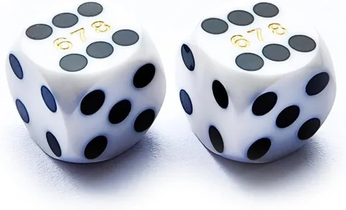 Miniatura 11 de Bescon Dice Dados de precisión pequeños profesionales de 0.500 in (1/2 pulgada) con número de serie aleatorio, mini dados de corte de precisión