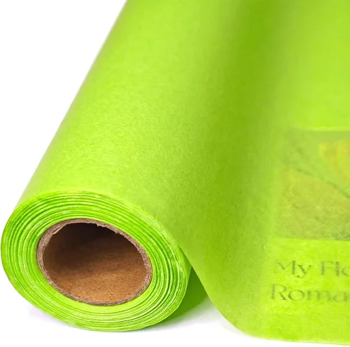 Miniatura 15 de LIAPAWPAW Rollo de papel de seda negro a granel para envoltura de regalos, ramos de flores y manualidades, 17 pulgadas x 98 pies, papel de seda