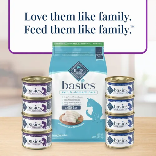 Miniatura 9 de Blue Buffalo Basics - Alimento húmedo para gatos adultos, sin granos, pavo, 3 onzas, 24