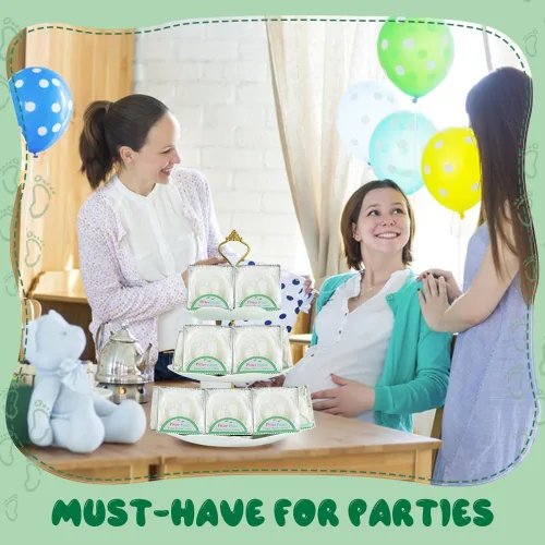 Miniatura 6 de AIXIANG Kit de 24 regalos para baby shower, jabón perfumado hecho a mano para pies de bebé