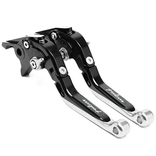 Miniatura 15 de NIKKHO Palanca de embrague de freno para BA & JAJ PULSAR200/NS200 PULSAR135 Pulsar 200 NS200 RS200 A motocicleta CNC aluminio plegable ajuste