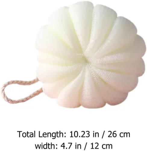 Miniatura 9 de Beavorty 4 piezas adorables de baño de calabaza ligeras decorativas relajantes suministros de baño para el hogar viajes suaves y cómodos exfoliantes